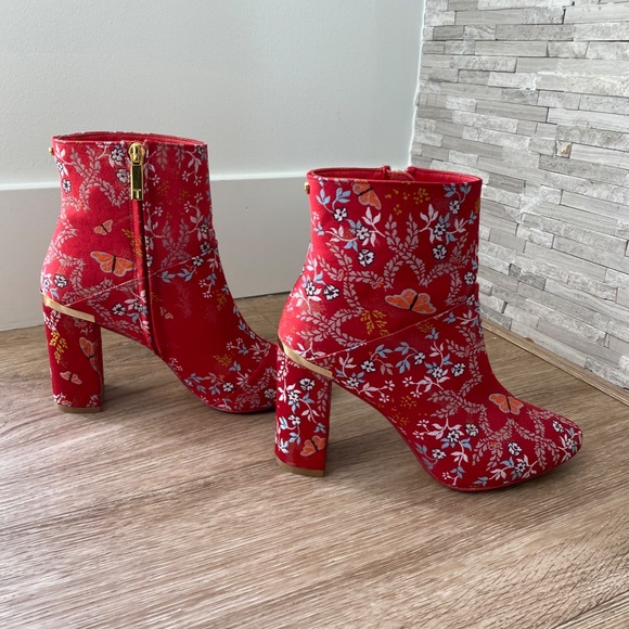 Ted Baker Shoes Ted Baker Ishbel Asian Floral Embroidered Boots